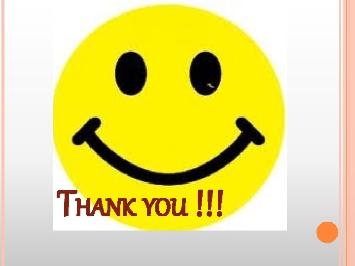THANK YOU !!! THANK YOU !!!