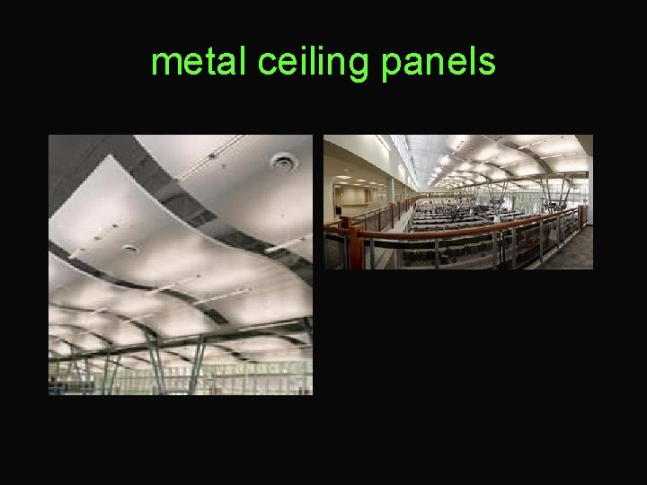 metal ceiling panels 
