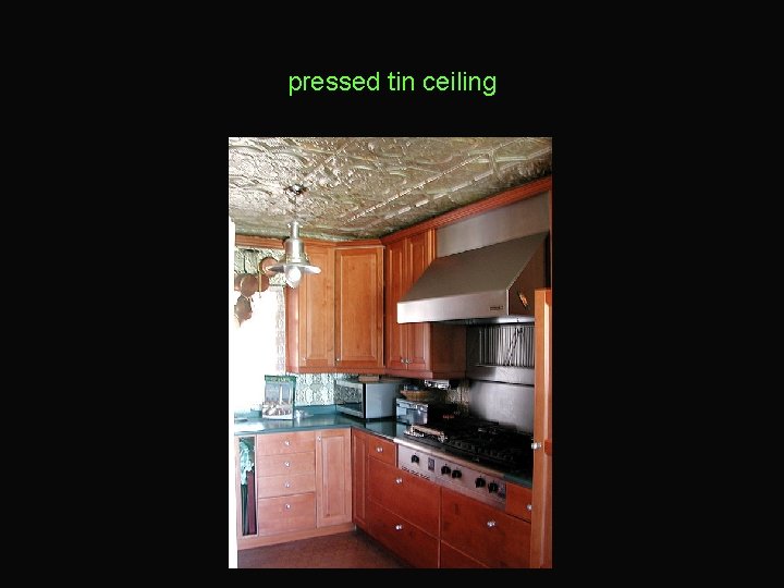 pressed tin ceiling 