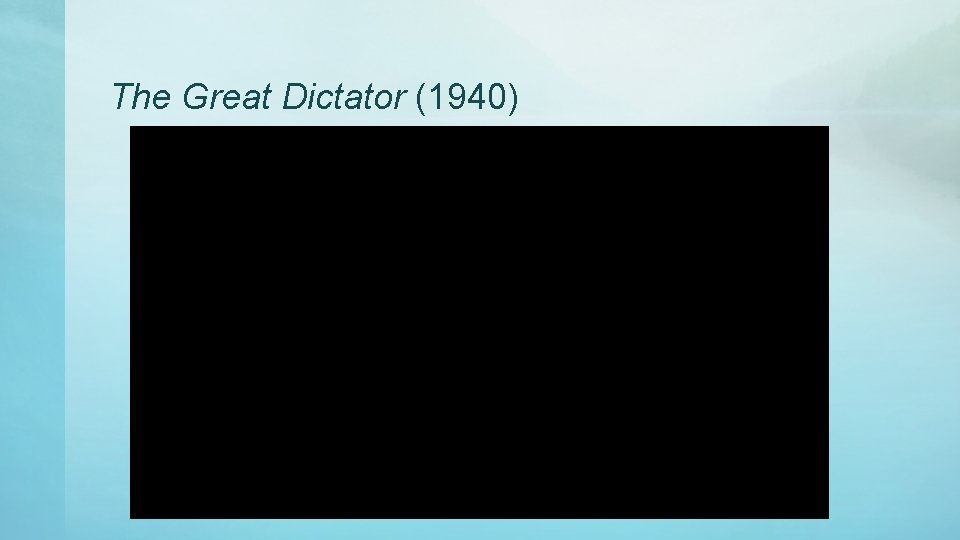 The Great Dictator (1940) The Great Dictator (1940)