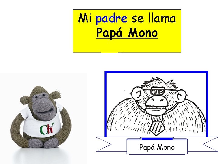 Mi padre se llama Papá Mono 