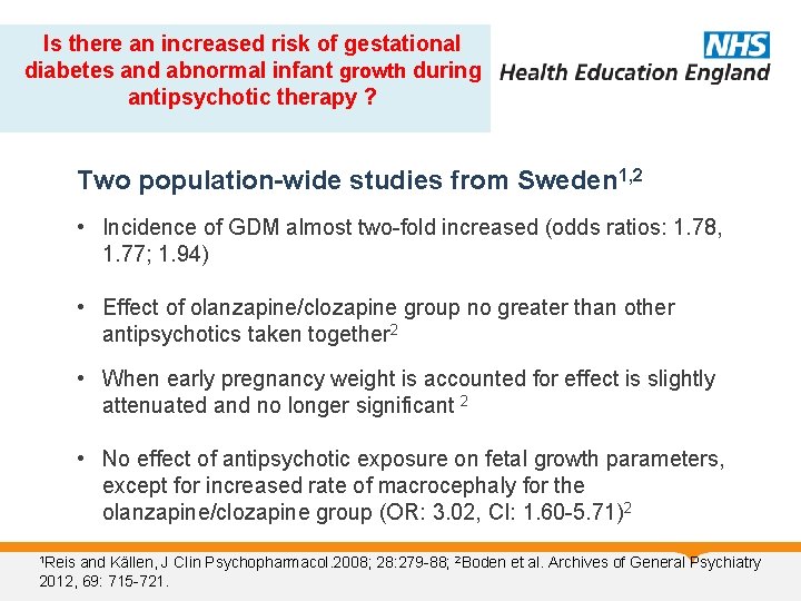 Is there an increased risk of gestational diabetes and abnormal infant growth during antipsychotic