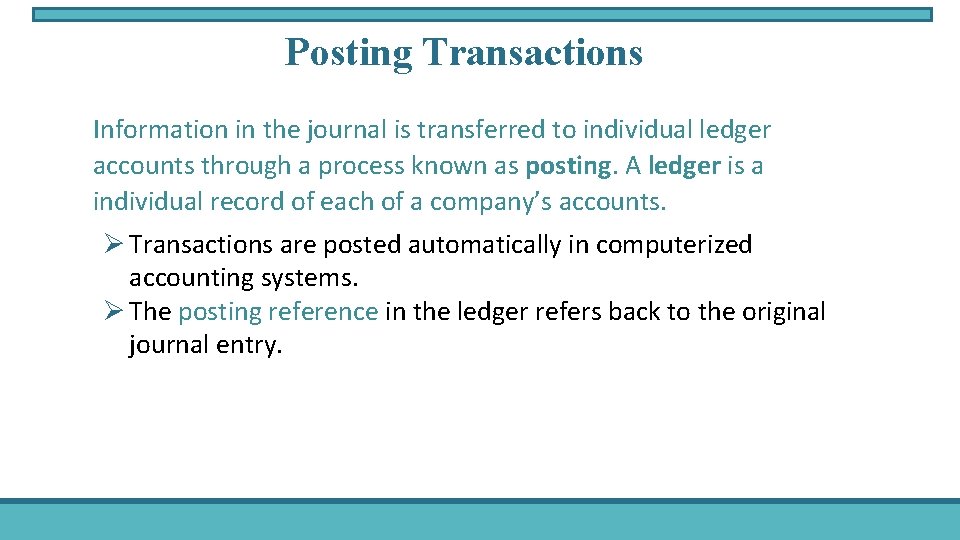 Review of Accounting Building Blocks Accounting information is