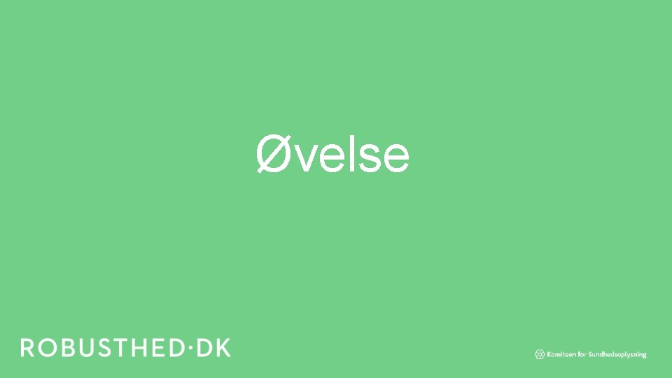 Øvelse 