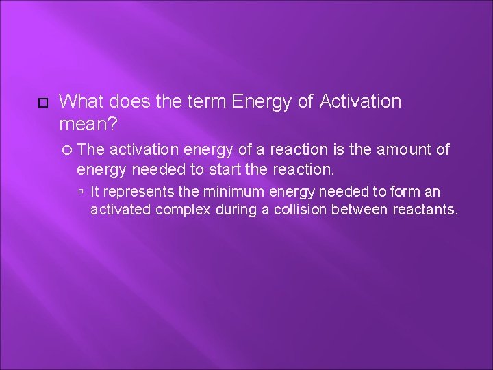 LEC 5 Metabolism Thermodynamics First Law of Thermodynamics - Which Is True About Energy Of Activation