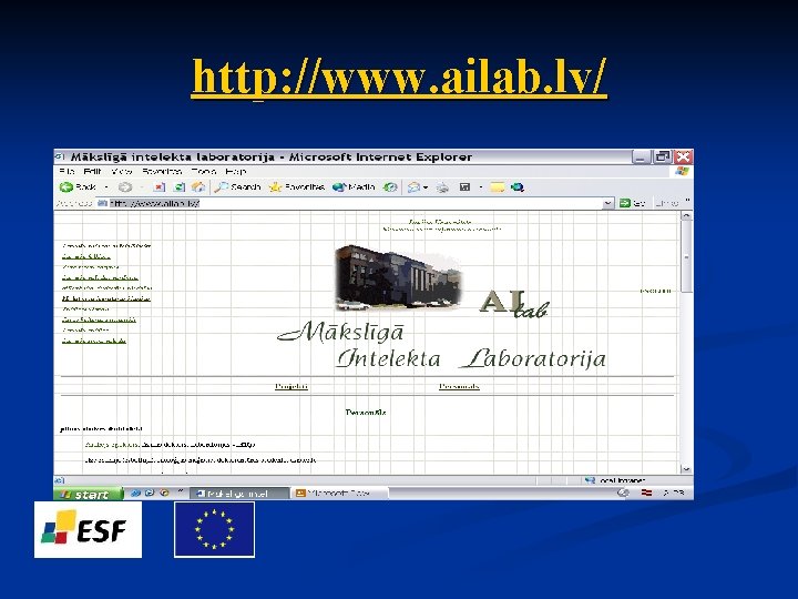 http: //www. ailab. lv/ 