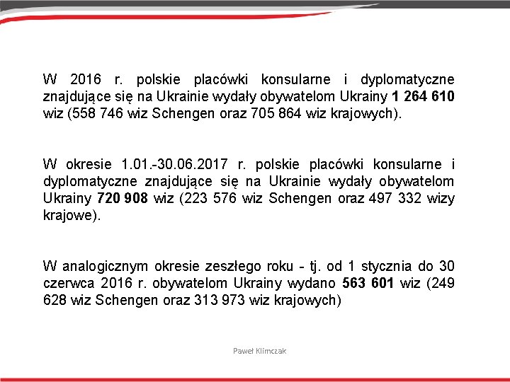 W 2016 r. polskie placówki konsularne i dyplomatyczne znajdujące się na Ukrainie wydały obywatelom