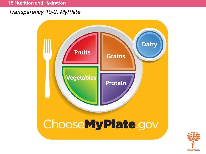 15 Nutrition and Hydration Transparency 15 -2: My. Plate 