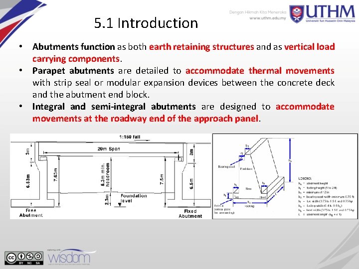5. 1 Introduction • Abutments function as both earth retaining structures and as vertical 5. 1 Introduction • Abutments function as both earth retaining structures and as vertical