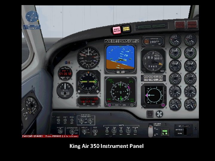 King Air 350 Instrument Panel 