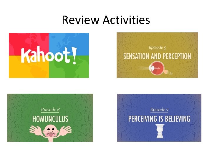 Review Activities 