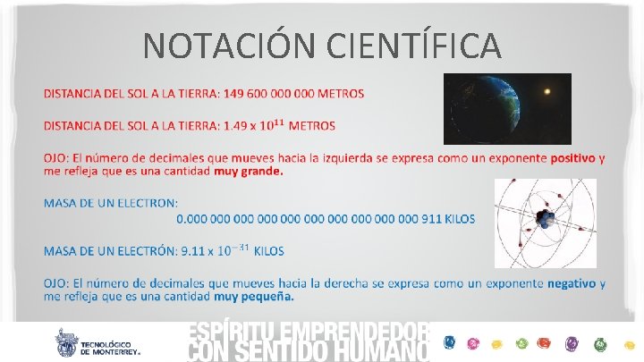 NOTACIÓN CIENTÍFICA • 