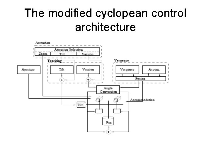 The modified cyclopean control architecture 