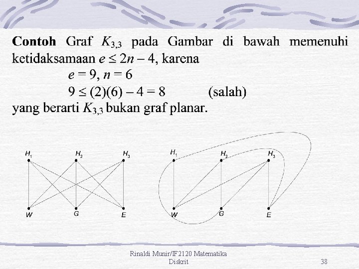 Rinaldi Munir/IF 2120 Matematika Diskrit 38 