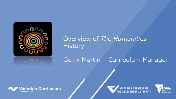 Overview of The Humanities: History Gerry Martin – Curriculum Manager 