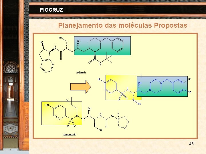 FIOCRUZ Planejamento das moléculas Propostas 43 