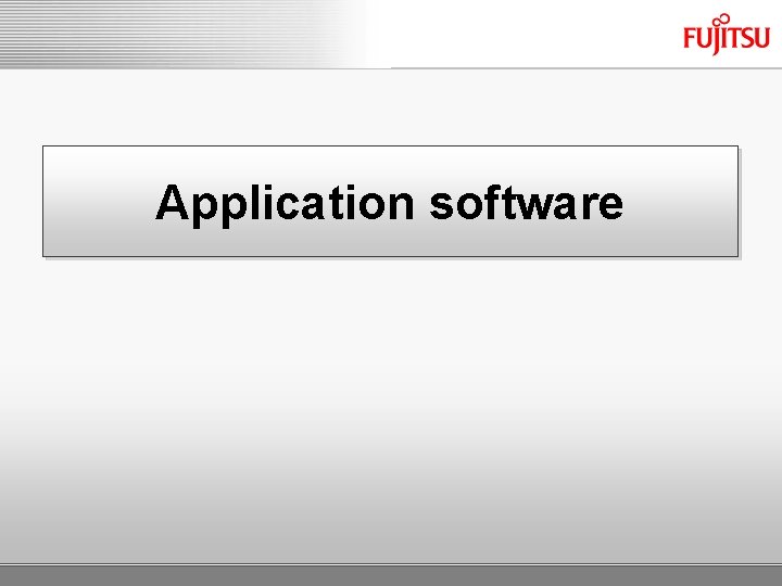 Application software 