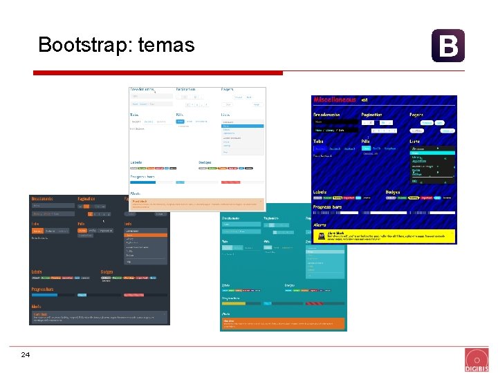 Bootstrap: temas 24 