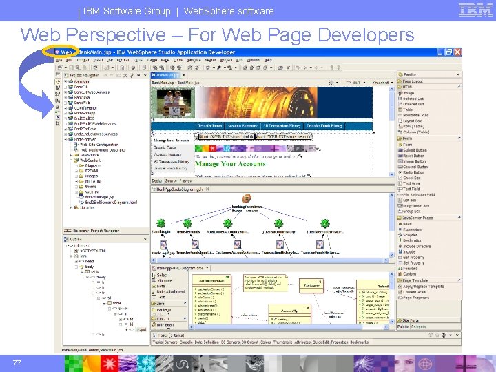 IBM Software Group | Web. Sphere software Web Perspective – For Web Page Developers