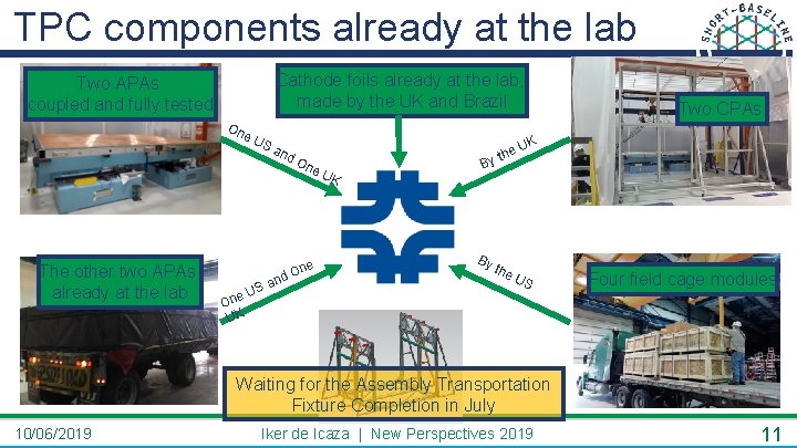 TPC components already at the lab Cathode foils already at the lab, made by