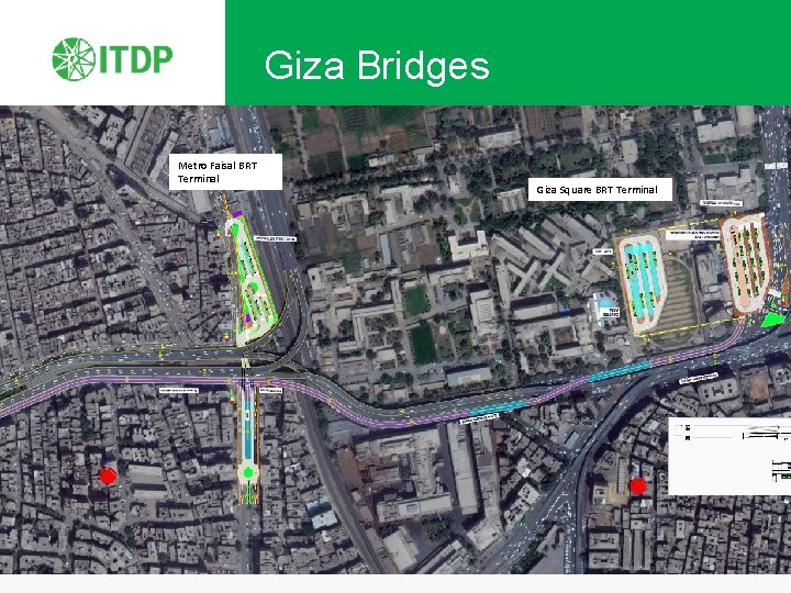 Giza Bridges Metro Faisal BRT Terminal Giza Square BRT Terminal 