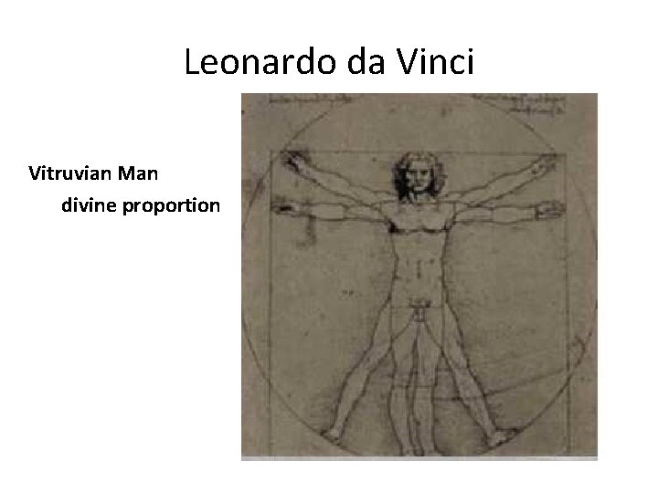 Leonardo da Vinci Vitruvian Man divine proportion 