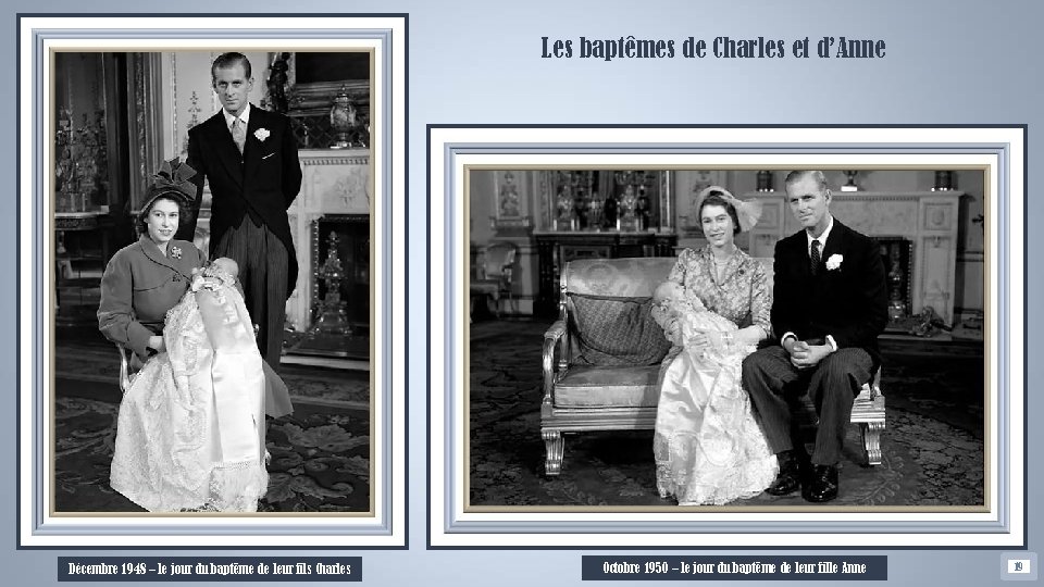 Les baptêmes de Charles et d’Anne Décembre 1948 – le jour du baptême de