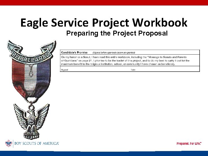 Eagle Service Project Workbook Preparing the Project Proposal 