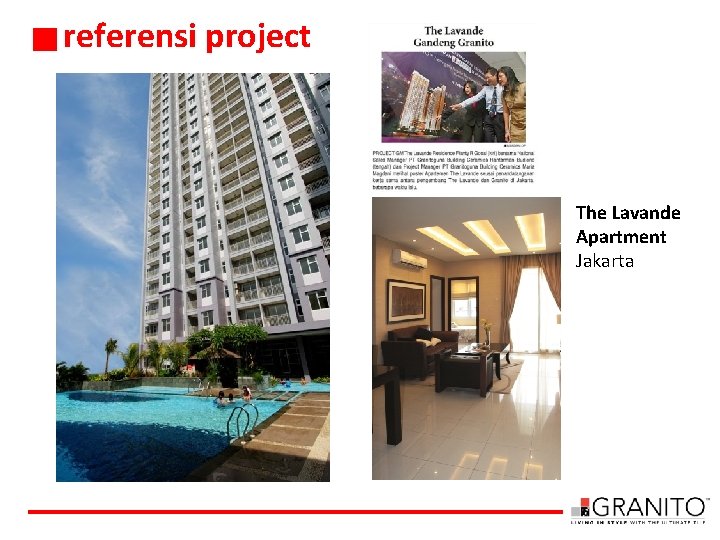 referensi project The Lavande Apartment Jakarta 