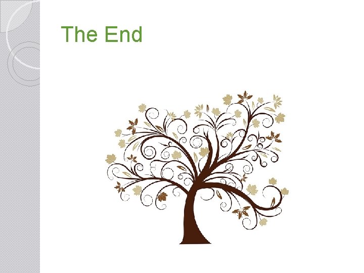 The End 