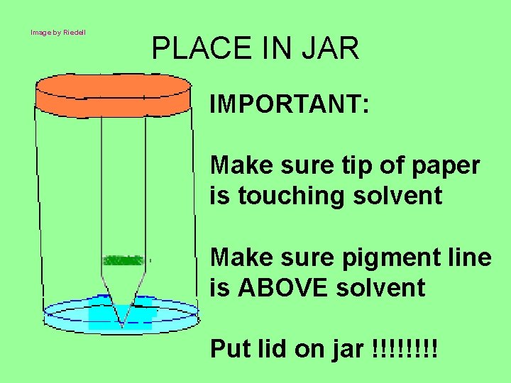 Image by Riedell PLACE IN JAR IMPORTANT: Make sure tip of paper is touching