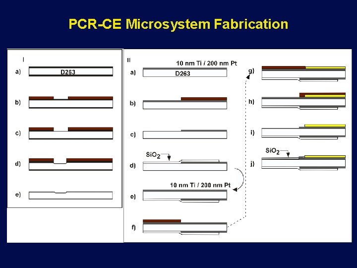 PCR-CE Microsystem Fabrication 