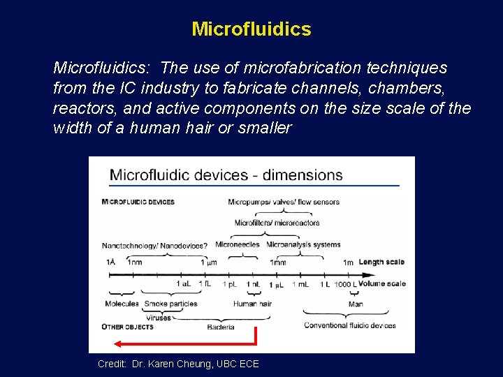 Microfluidics: The use of microfabrication techniques from the IC industry to fabricate channels, chambers,