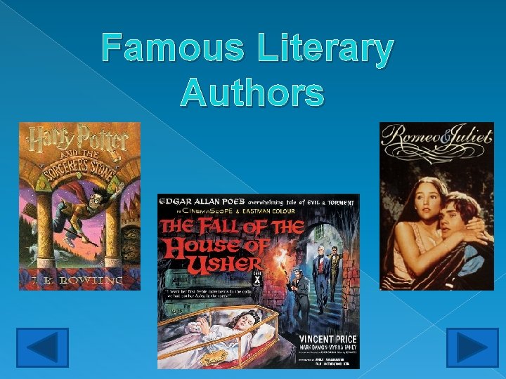 Famous Literary Authors 