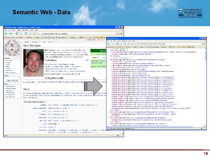 Semantic Web - Data 78 