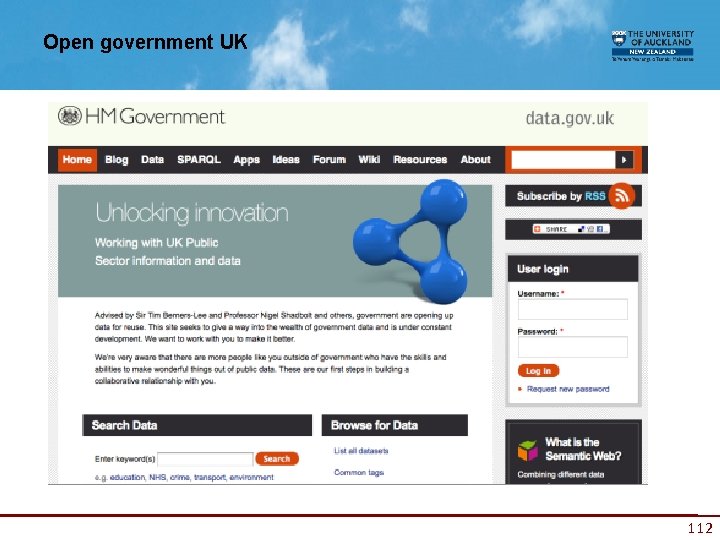 Open government UK 112 