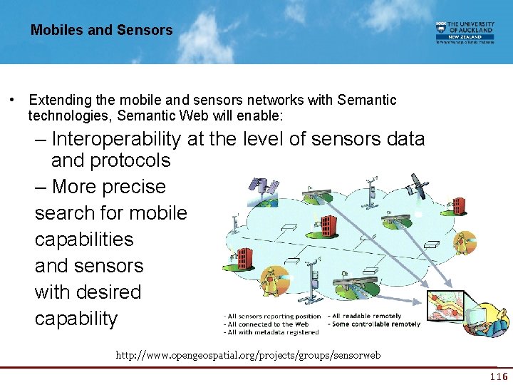 Mobiles and Sensors • Extending the mobile and sensors networks with Semantic technologies, Semantic