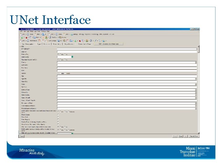 UNet Interface 