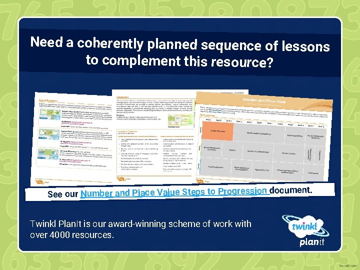 Need a coherently planned sequence of lessons to complement this resource? See our Number
