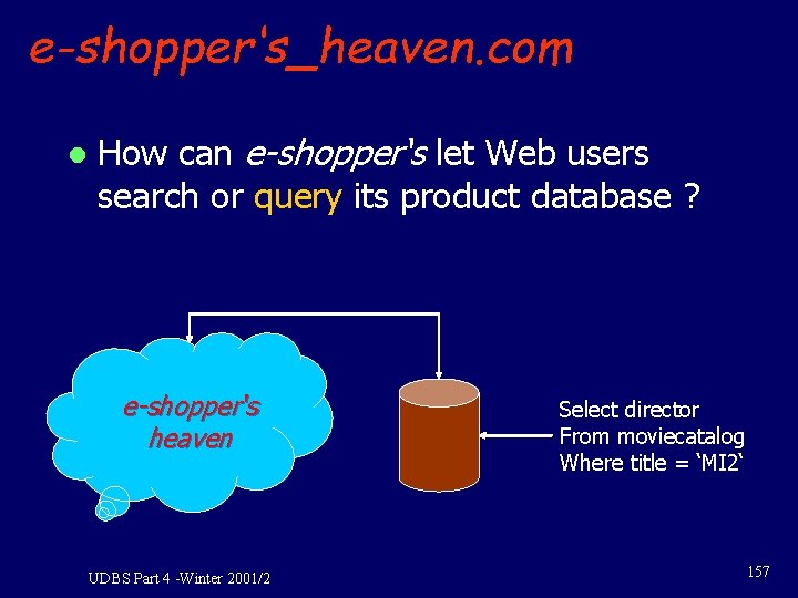 e-shopper‘s_heaven. com l How can e-shopper‘s let Web users search or query its product