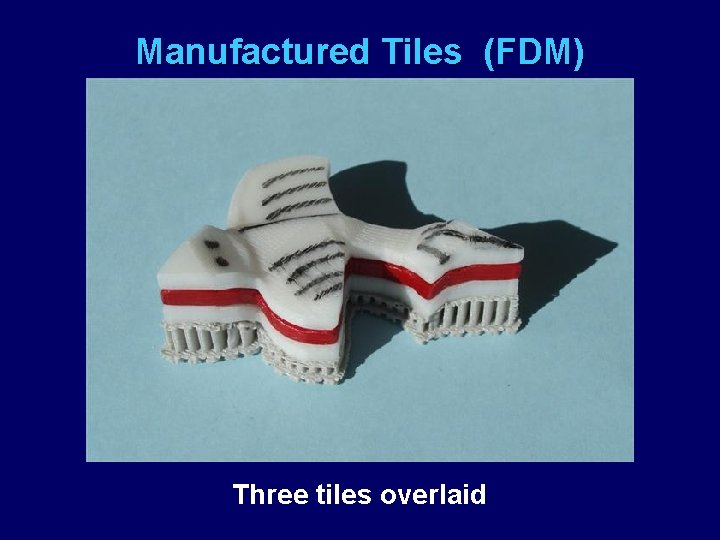 Manufactured Tiles (FDM) Three tiles overlaid 