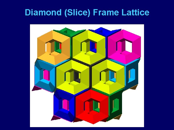 Diamond (Slice) Frame Lattice 