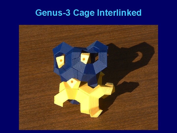 Genus-3 Cage Interlinked 