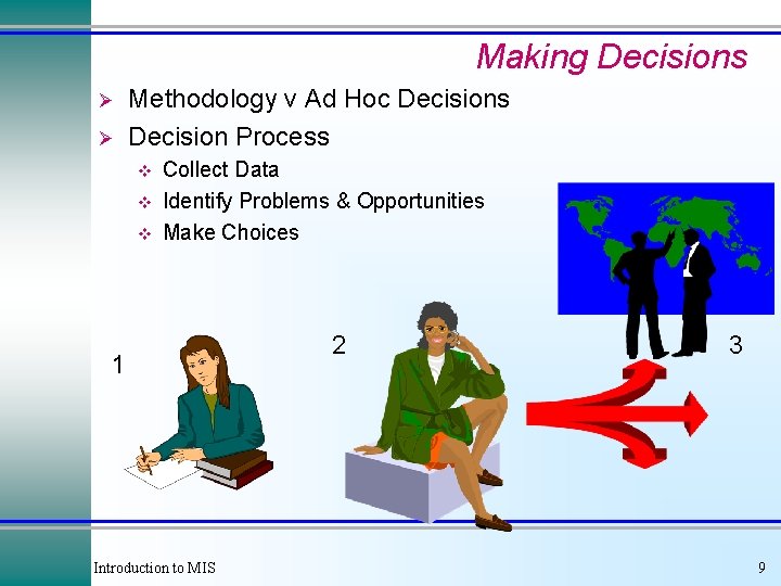 Making Decisions Ø Ø Methodology v Ad Hoc Decisions Decision Process v v v