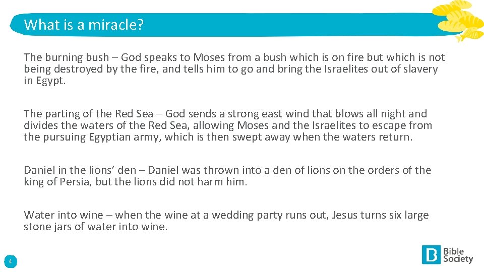 What is a miracle? The burning bush – God speaks to Moses from a