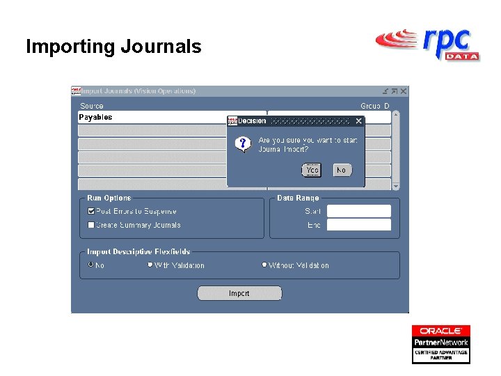 Importing Journals 
