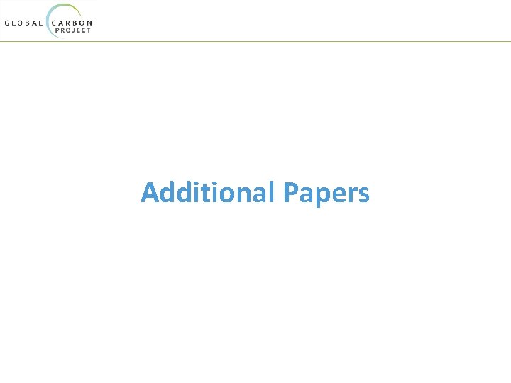 Additional Papers 