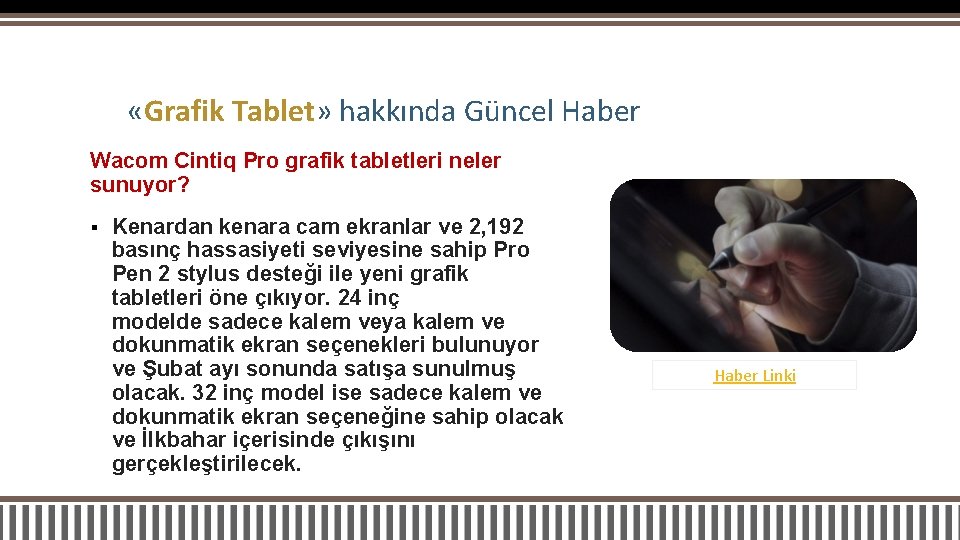  «Grafik Tablet» hakkında Güncel Haber Wacom Cintiq Pro grafik tabletleri neler sunuyor? §