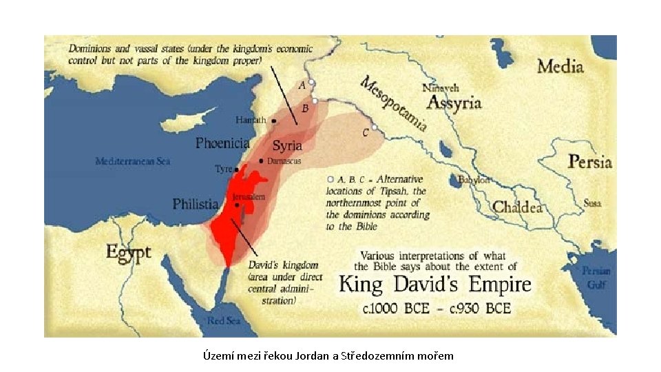 Území mezi řekou Jordan a Středozemním mořem 