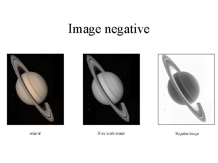 Image negative Image negative